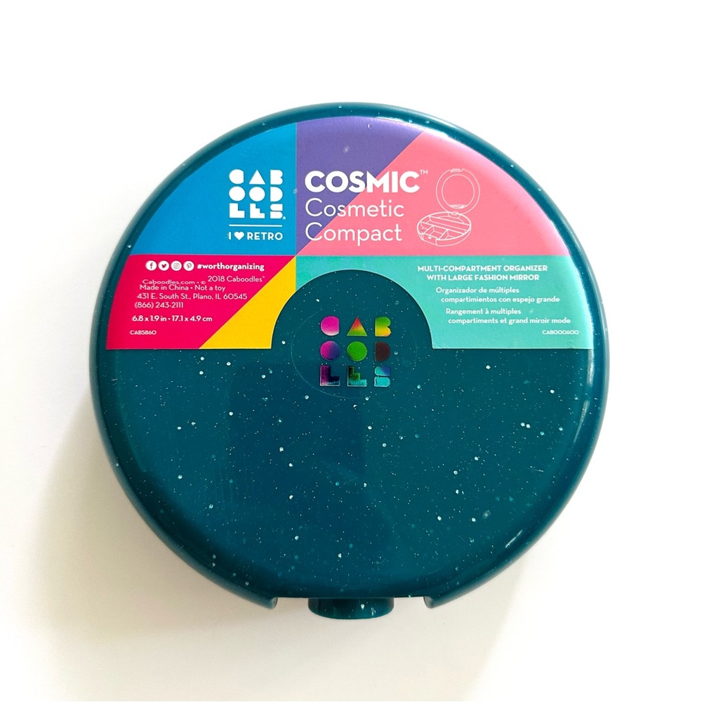 Caboodles Cosmic Cosmetic Compact - Teal Sparkle